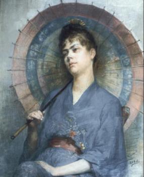 安娜 別林斯卡 伯翰諾維奇 Woman with a Japanese Parasol